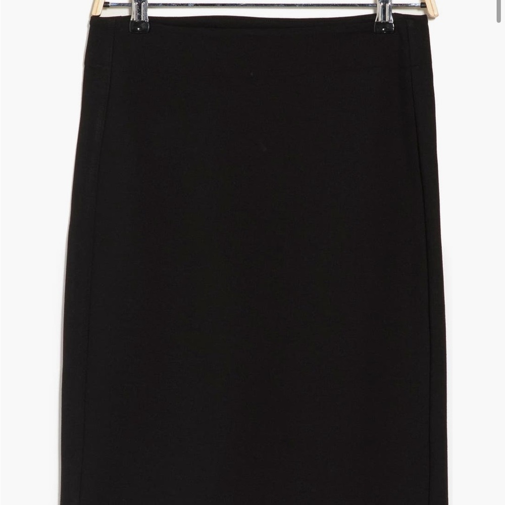 T Tahari Faux Suede Black Pencil Skirt NWT